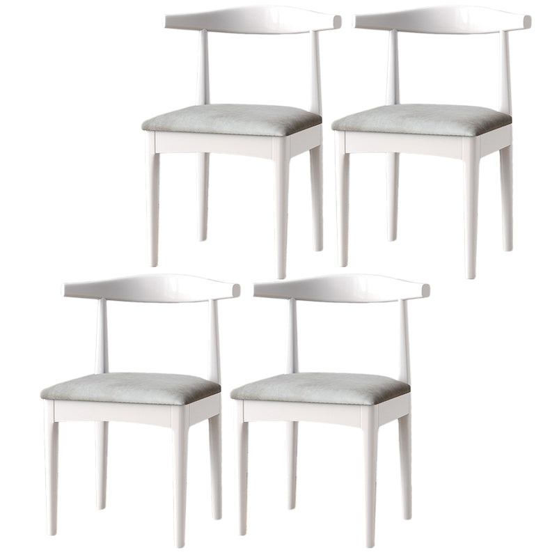 Les chaises de salle à manger de cuisine de style moderne ouvrent l'ensemble de chaise latérale de salle à manger arrière