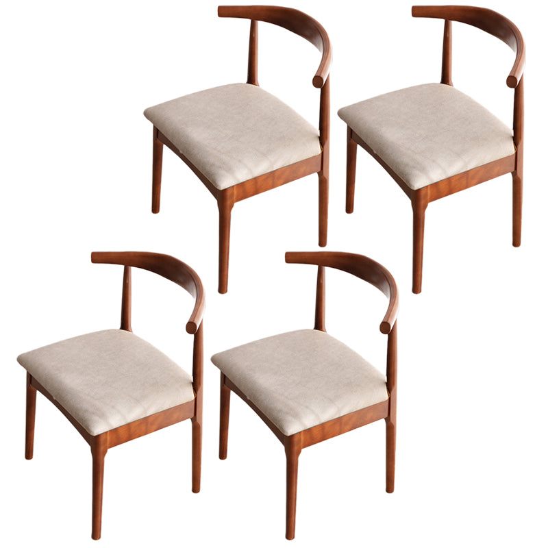 Les chaises de salle à manger de cuisine de style moderne ouvrent l'ensemble de chaise latérale de salle à manger arrière