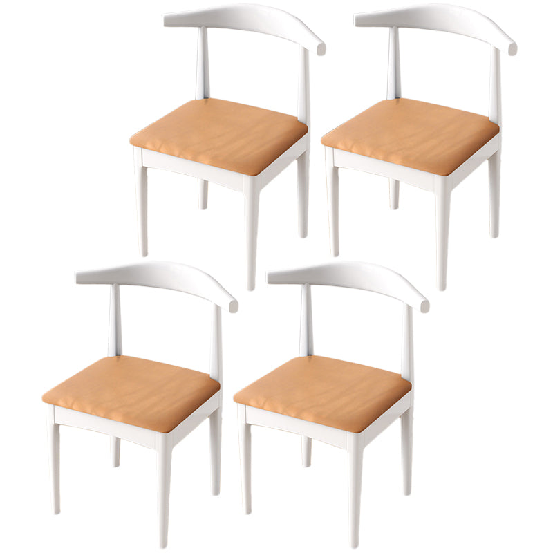 Les chaises de salle à manger de cuisine de style moderne ouvrent l'ensemble de chaise latérale de salle à manger arrière