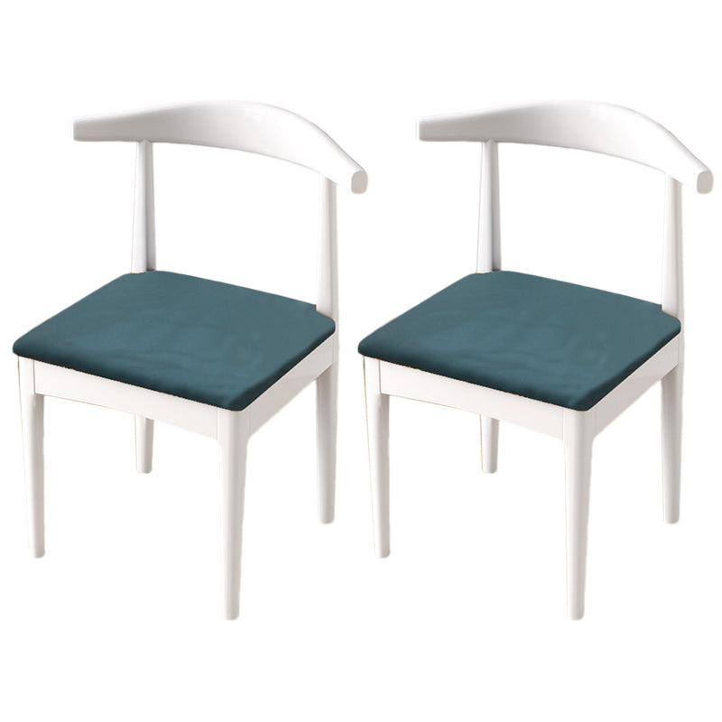 Les chaises de salle à manger de cuisine de style moderne ouvrent l'ensemble de chaise latérale de salle à manger arrière