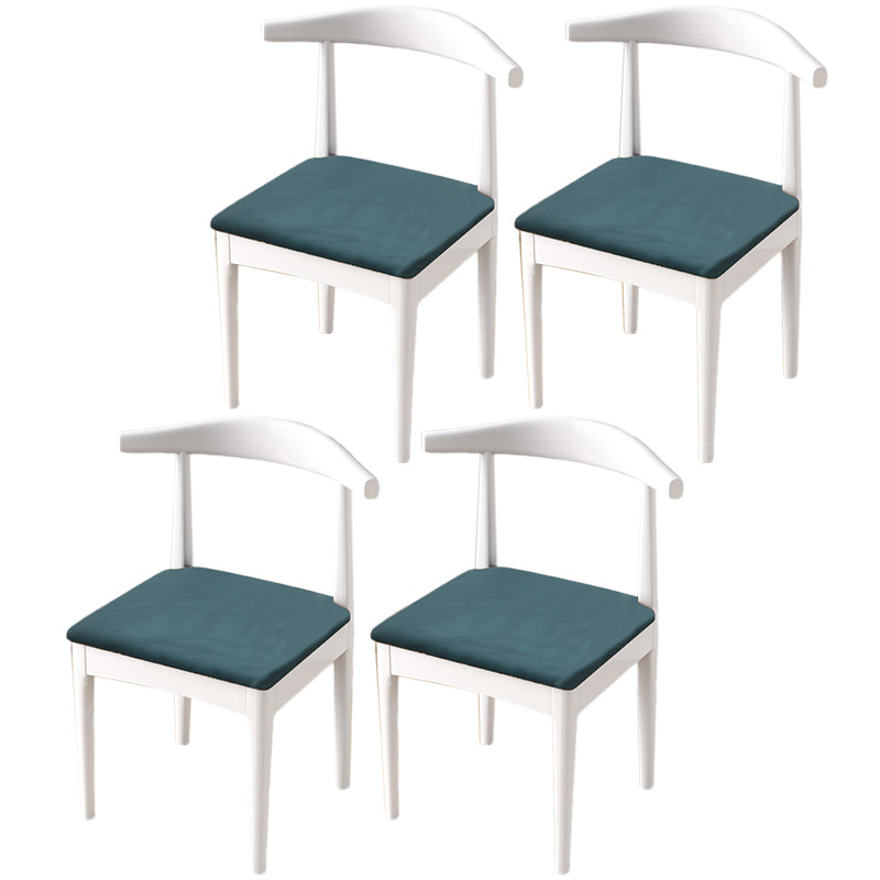 Les chaises de salle à manger de cuisine de style moderne ouvrent l'ensemble de chaise latérale de salle à manger arrière