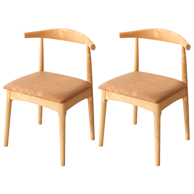 Les chaises de salle à manger de cuisine de style moderne ouvrent l'ensemble de chaise latérale de salle à manger arrière