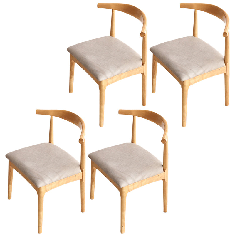 Les chaises de salle à manger de cuisine de style moderne ouvrent l'ensemble de chaise latérale de salle à manger arrière