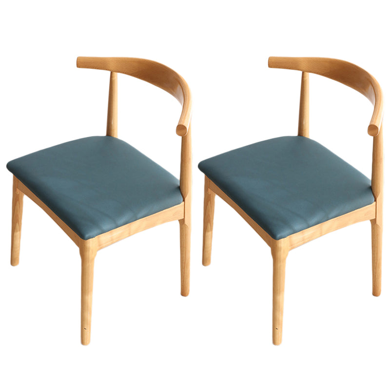 Les chaises de salle à manger de cuisine de style moderne ouvrent l'ensemble de chaise latérale de salle à manger arrière