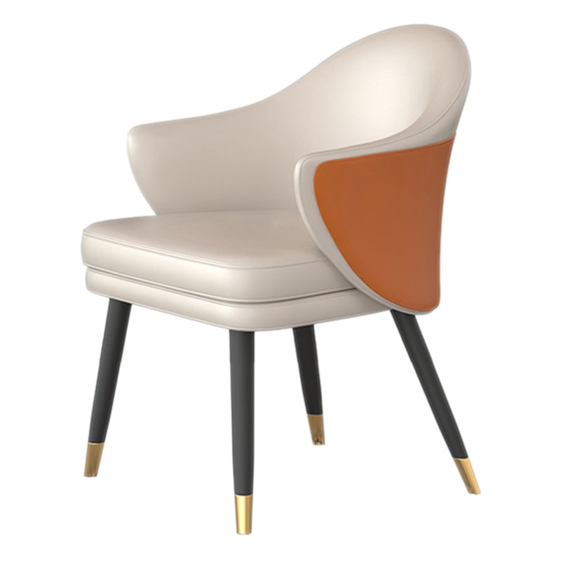 Chaise Parsons d'intérieur en bois de style contemporain de 25 po de largeur