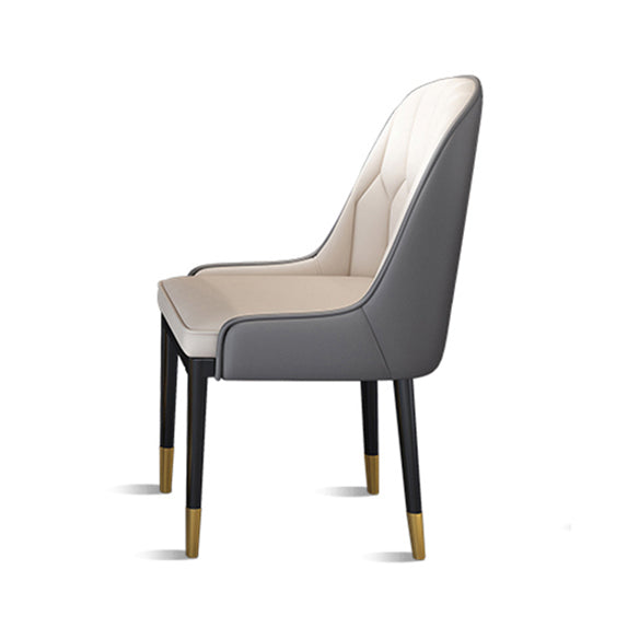 Standard Sintered Stone Top Dining Set with 1 Gold Metallic Legs for Dining Furniture