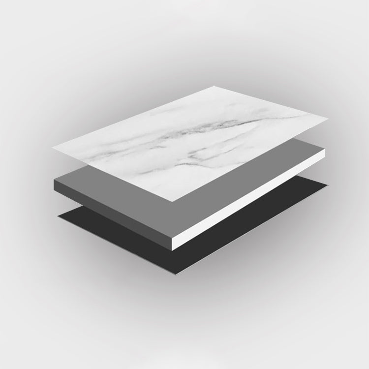 Nordic Traditional Height Sintered Stone Dining Table Rectangle Dining Room Set For Home