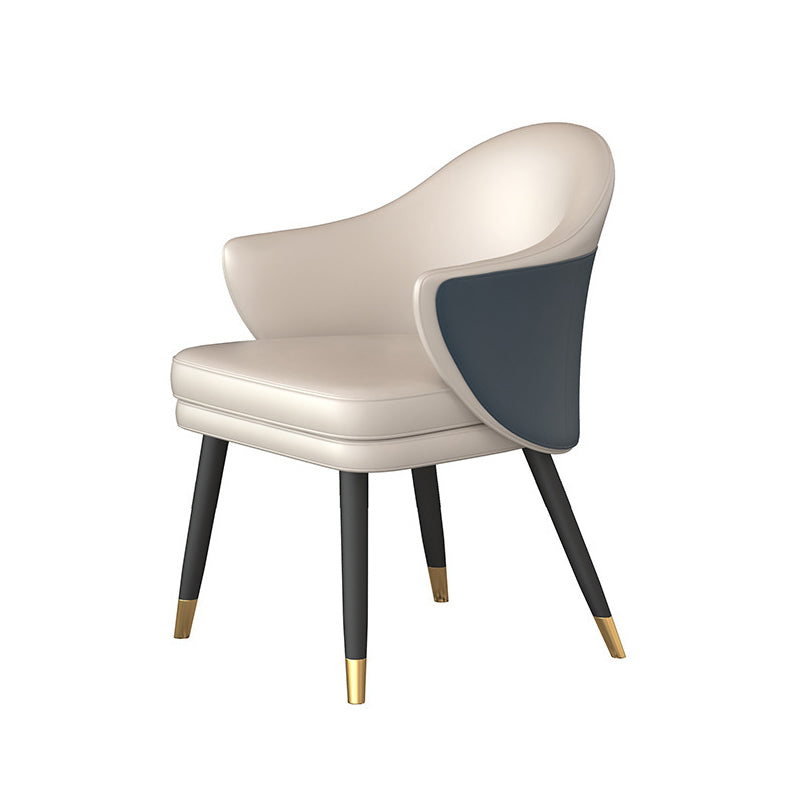 Scandinavian Kitchen Dining Room Set with  Sintered Stone Top and Black Base Dining Furniture