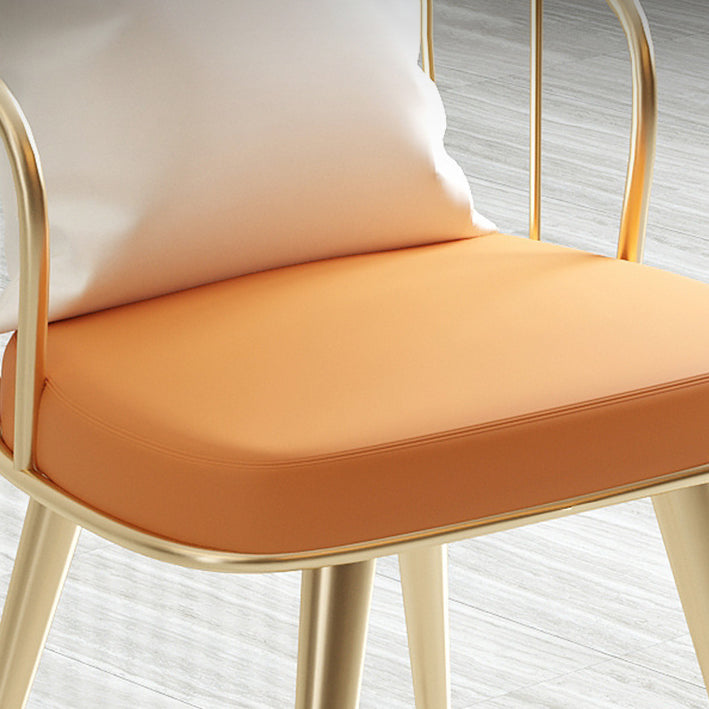 Glam Sintered Stone Dining Room Set with Gold Leg Dining Furniture for Home Use