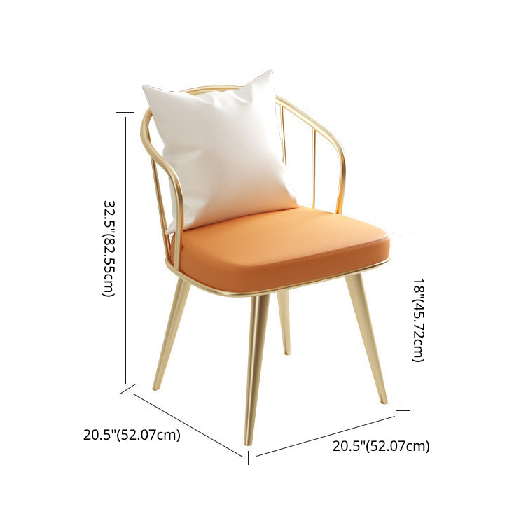 Glam Sintered Stone Dining Room Set with Gold Leg Dining Furniture for Home Use