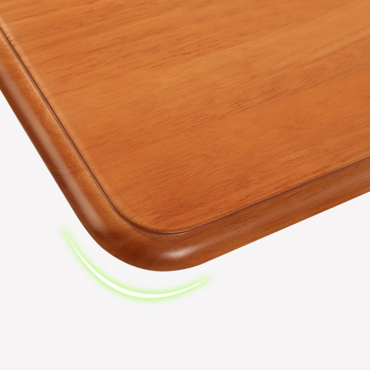 Modern Standard Height Solid Wood Dining Table Rectangle Dining Room Set For Home Use