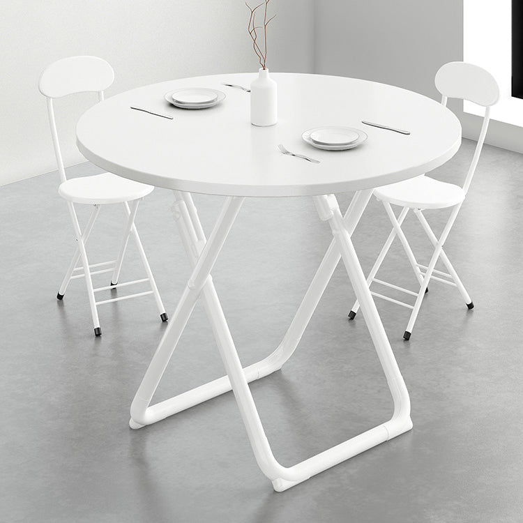 Contemporary Wood Top DiningRoomSet Foldable Dining Table Furniture for Dining Room