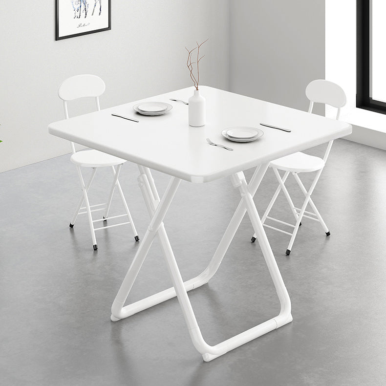 Contemporary Wood Top DiningRoomSet Foldable Dining Table Furniture for Dining Room