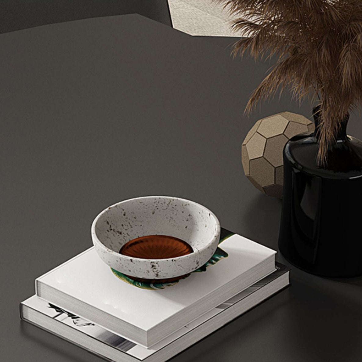 Juego de comedor contemporáneo plegable con muebles de mesa formal de piedra sinterizada