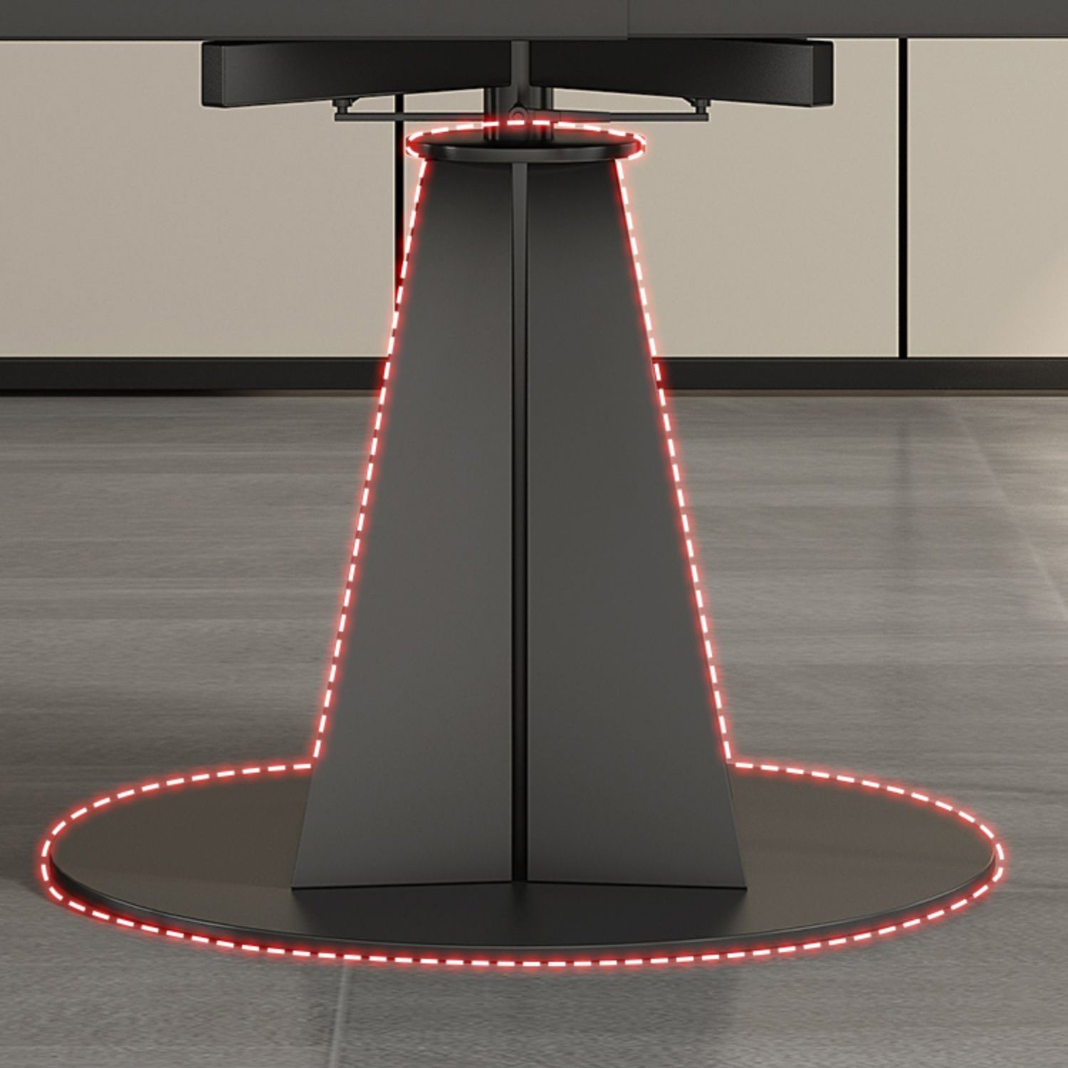 Juego de comedor contemporáneo plegable con muebles de mesa formal de piedra sinterizada