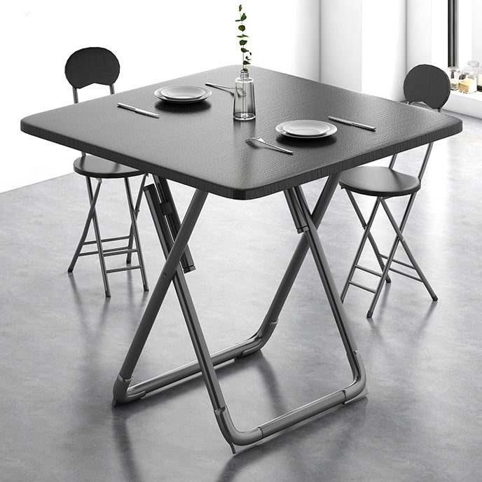 Modern Style Kitchen Dining Set Wood Top Dining Furniture Set with Double Pedestal Base