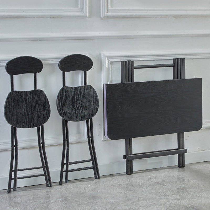 Modern Wooden Dining Room Set with Square Table Kitchen Dining Table Furniture