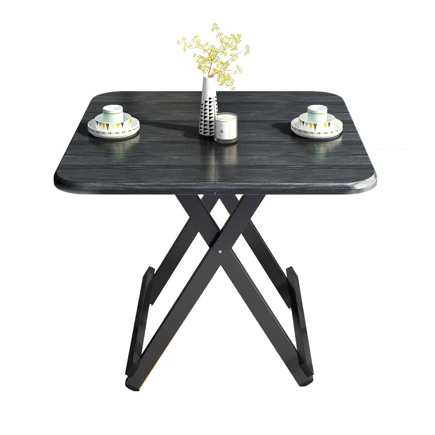 Modern Wooden Dining Room Set with Square Table Kitchen Dining Table Furniture