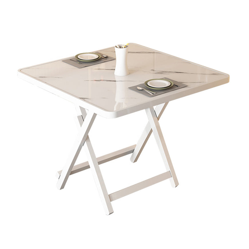 Modern Style Solid Wood Dining Set with Double Pedestal Base Dinette Set for Home