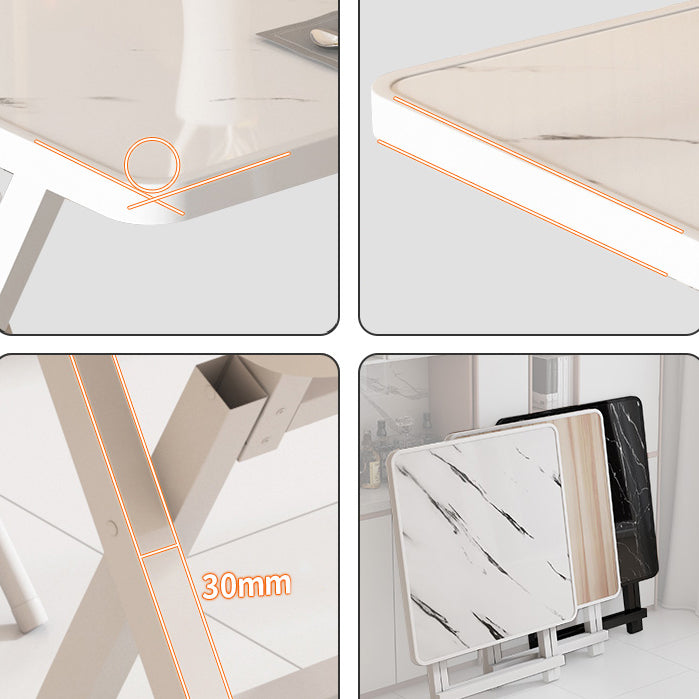 Modern Style Solid Wood Dining Set with Double Pedestal Base Dinette Set for Home