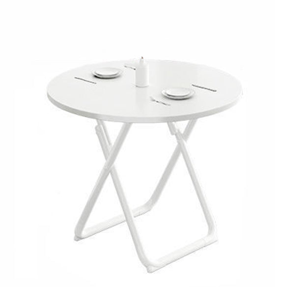 Foldable Sintered Solid Wood Kitchen Table Set with Double Pedestal Base Furniture for Home Use