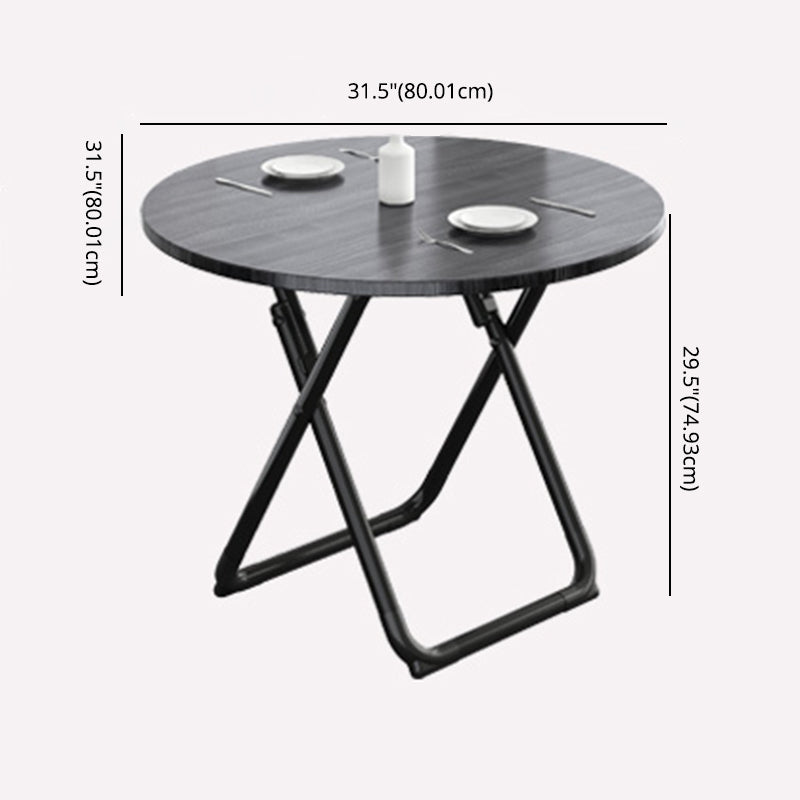 Foldable Sintered Solid Wood Kitchen Table Set with Double Pedestal Base Furniture for Home Use