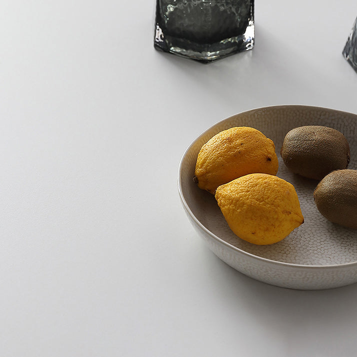 Dining Set Contemporary with Sintered Stone Dining Table and Upholstered Chairs