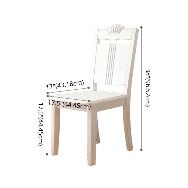 Contemporary Rectangle Shape Standard Dining Set Marble Top White Dining Set for Kitchen