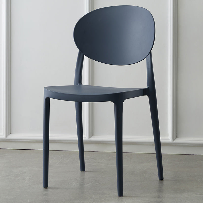 Plastic nordique Open Danding Dining Claid 33 "H CHAISE DE DINSAGE ACRYLIQUE POUR RETRUSSION