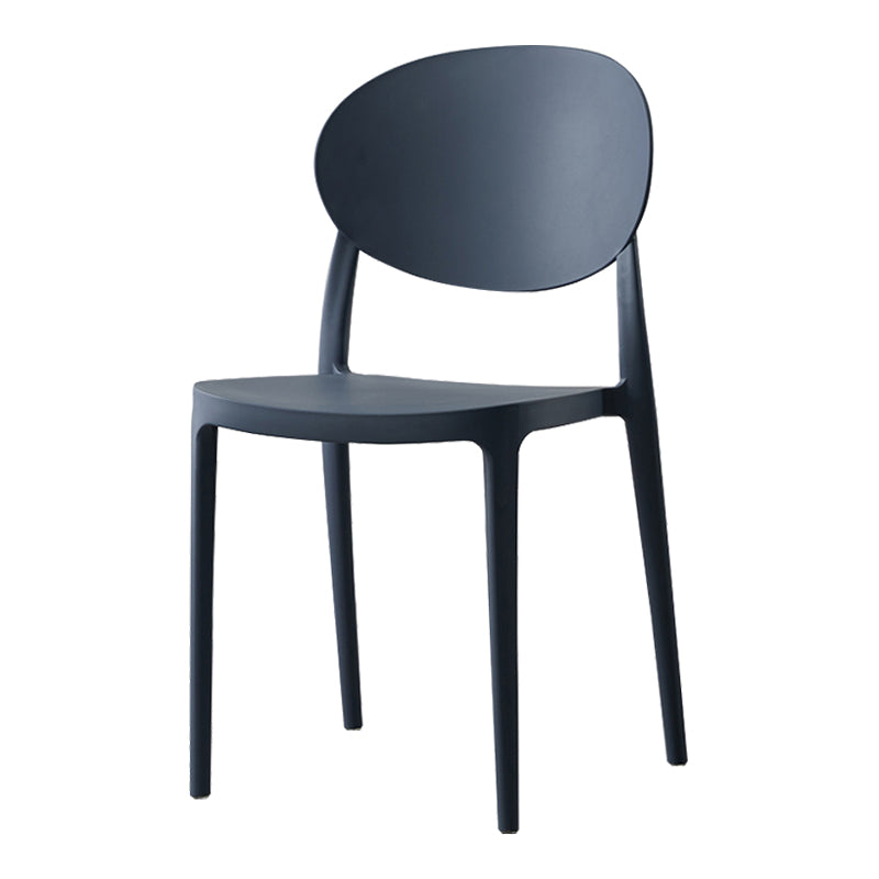 Plastic nordique Open Danding Dining Claid 33 "H CHAISE DE DINSAGE ACRYLIQUE POUR RETRUSSION