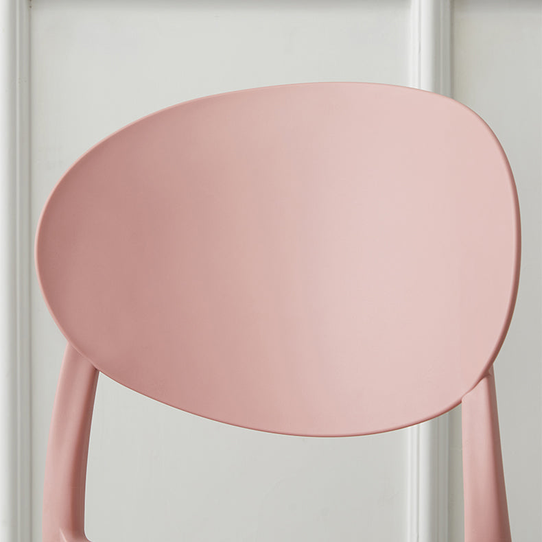 Plastic nordique Open Danding Dining Claid 33 "H CHAISE DE DINSAGE ACRYLIQUE POUR RETRUSSION
