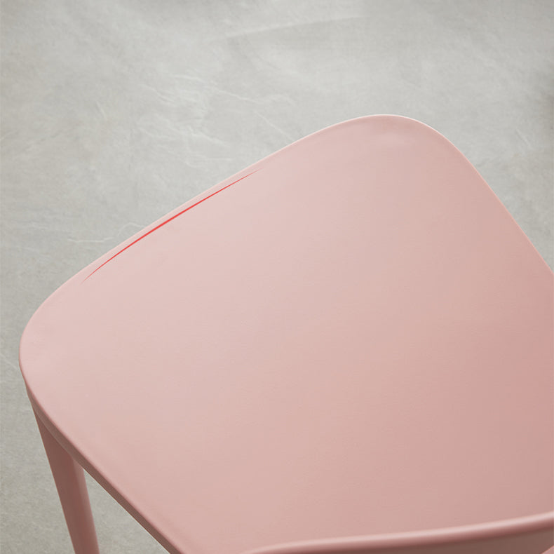 Plastic nordique Open Danding Dining Claid 33 "H CHAISE DE DINSAGE ACRYLIQUE POUR RETRUSSION