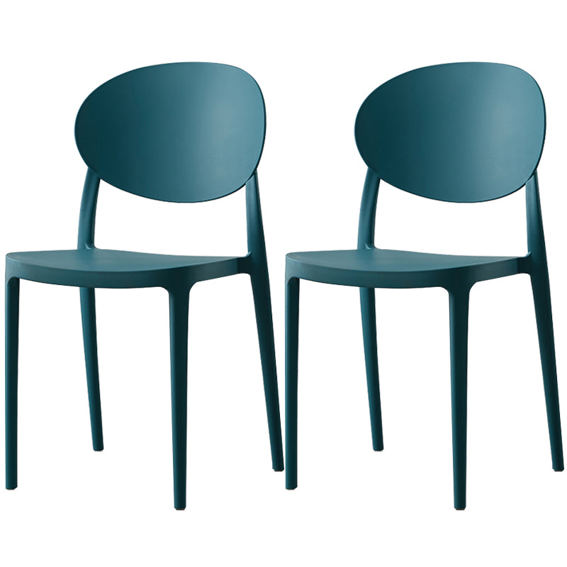 Plastic nordique Open Danding Dining Claid 33 "H CHAISE DE DINSAGE ACRYLIQUE POUR RETRUSSION
