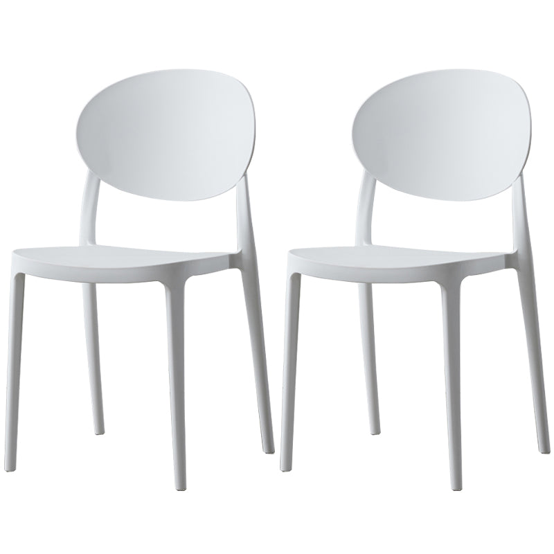 Plastic nordique Open Danding Dining Claid 33 "H CHAISE DE DINSAGE ACRYLIQUE POUR RETRUSSION