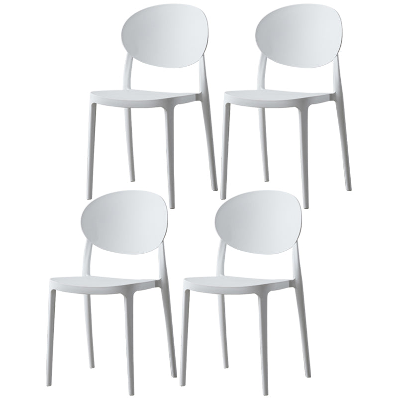 Plastic nordique Open Danding Dining Claid 33 "H CHAISE DE DINSAGE ACRYLIQUE POUR RETRUSSION