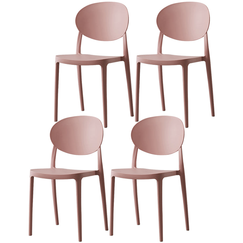 Plastic nordique Open Danding Dining Claid 33 "H CHAISE DE DINSAGE ACRYLIQUE POUR RETRUSSION