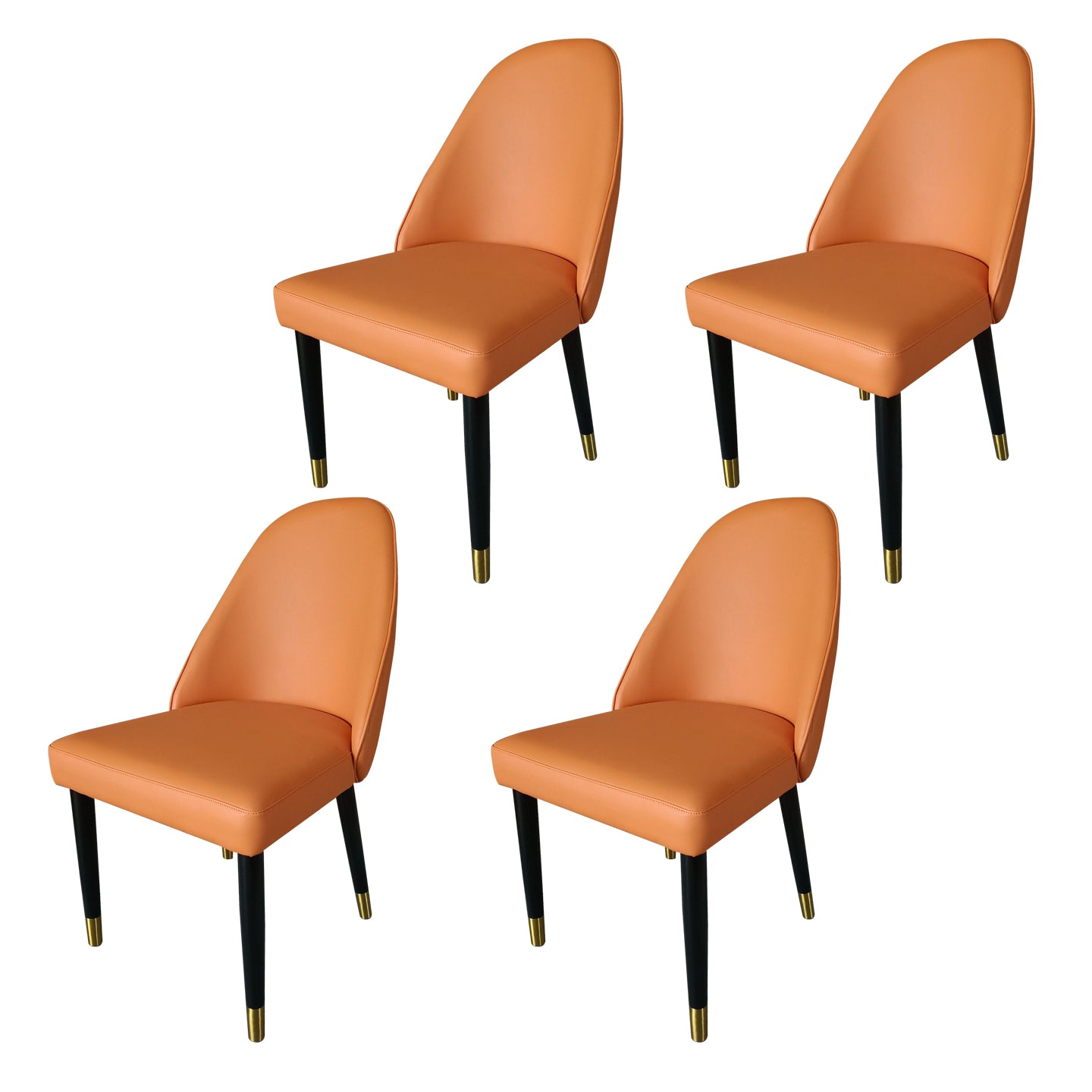 Nordic Style Sponge Dining Chair Upholstered Side Chairs for Restaurant