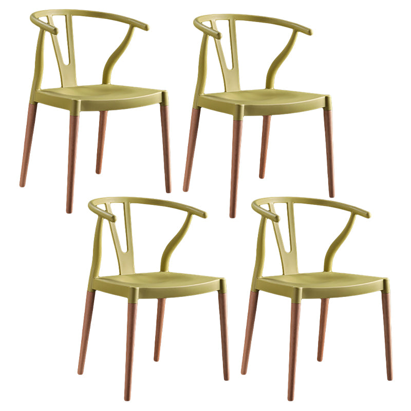 Minimalistischer Massivholz Küche Essarm Stuhl Knochengabel Essarm Stuhl