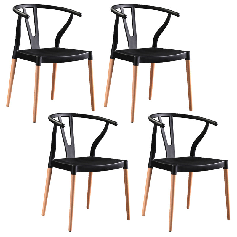 Minimalistischer Massivholz Küche Essarm Stuhl Knochengabel Essarm Stuhl