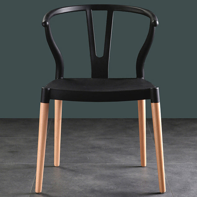 Minimalistischer Massivholz Küche Essarm Stuhl Knochengabel Essarm Stuhl