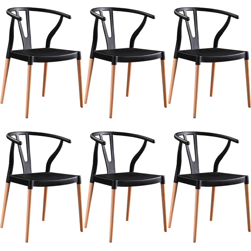 Minimalistischer Massivholz Küche Essarm Stuhl Knochengabel Essarm Stuhl