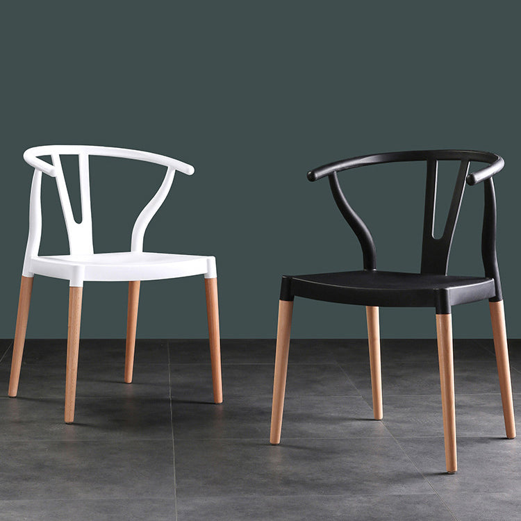 Minimalistischer Massivholz Küche Essarm Stuhl Knochengabel Essarm Stuhl