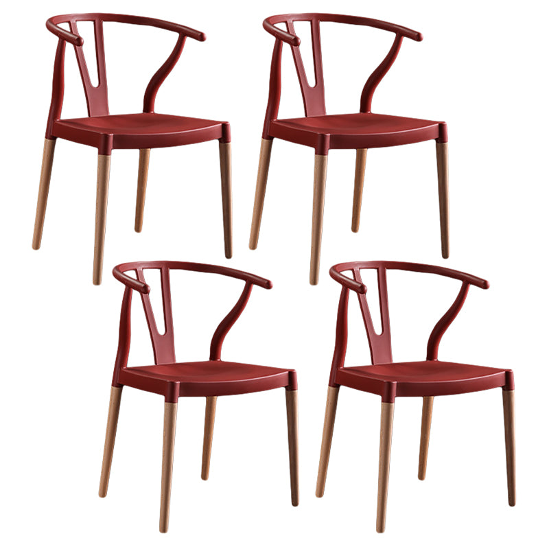 Minimalistischer Massivholz Küche Essarm Stuhl Knochengabel Essarm Stuhl