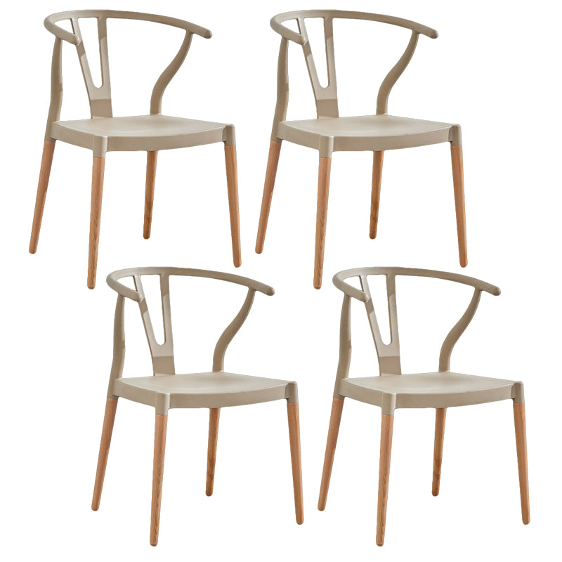 Minimalistischer Massivholz Küche Essarm Stuhl Knochengabel Essarm Stuhl