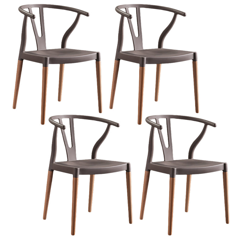 Minimalistischer Massivholz Küche Essarm Stuhl Knochengabel Essarm Stuhl
