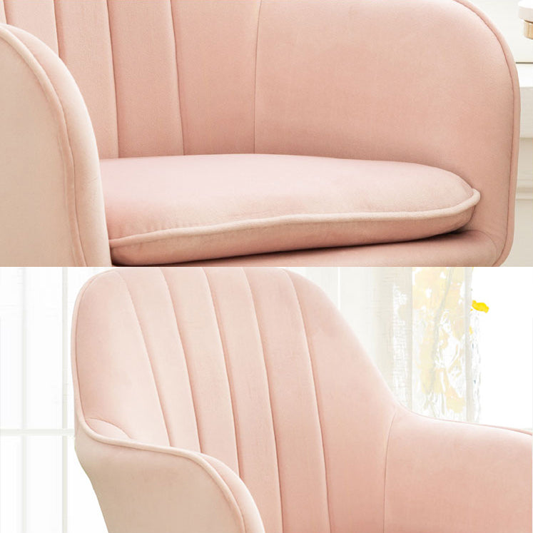 Chaise de salle à manger Glam, chaise à dossier solide de 23 po de large avec 4 pieds en métal pour un usage domestique
