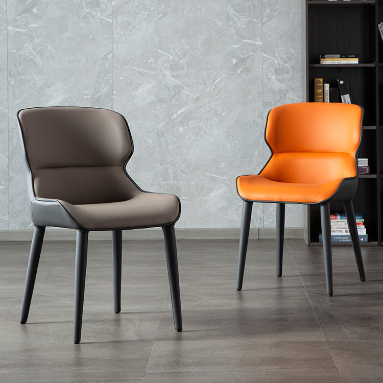 Chaise de salle à manger de style contemporain éponge chaise latéral rembourrée pour la maison