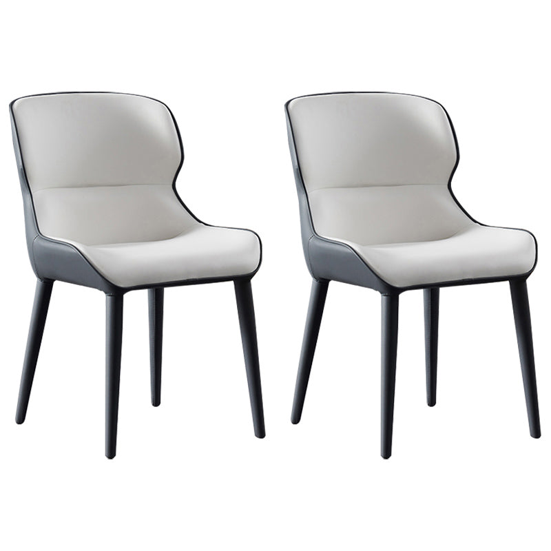 Chaise de salle à manger de style contemporain éponge chaise latéral rembourrée pour la maison