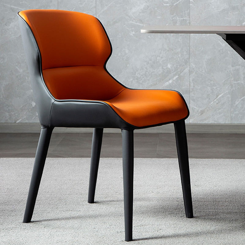 Chaise de salle à manger de style contemporain éponge chaise latéral rembourrée pour la maison