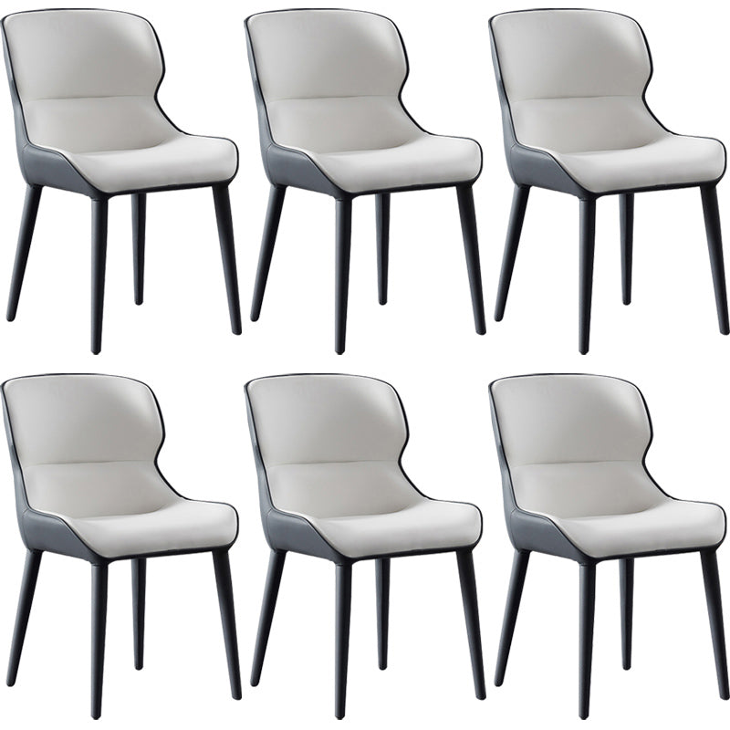 Chaise de salle à manger de style contemporain éponge chaise latéral rembourrée pour la maison